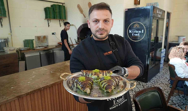 500 yıllık katmeri Dubai çikolatasıyla buluştu