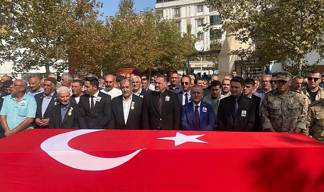 70 yaşındaki Kıbrıs gazisi son yolculuğuna uğurlandı
