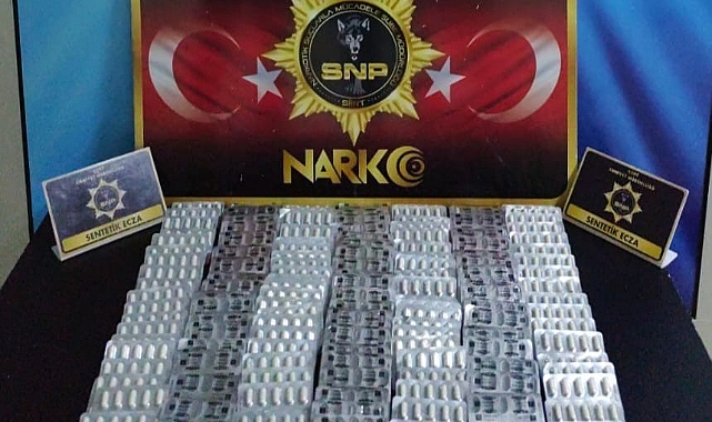 Bin 443 uyuşturucu hap ele geçirildi