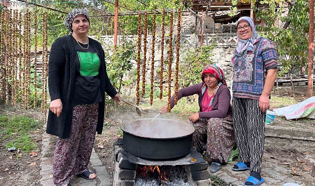 Cevizli sucuk mesaisi başladı