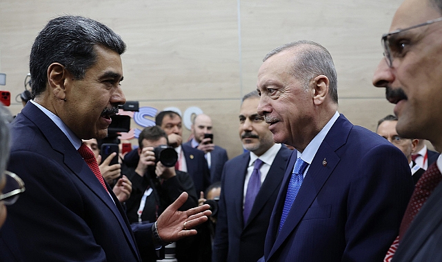 Cumhurbaşkanı Erdoğan, Venezuela Devlet Başkanı Maduro ile görüştü