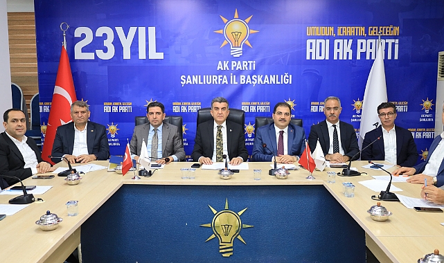 Günbeği İlçe Belediye Başkanlarını topladı
