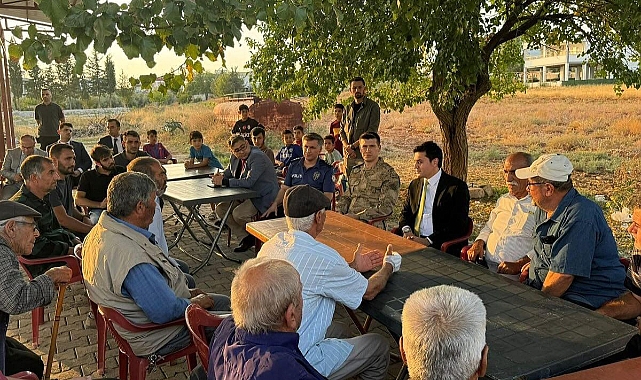 Halfeti Kaymakamı Başoğlu sahaya indi