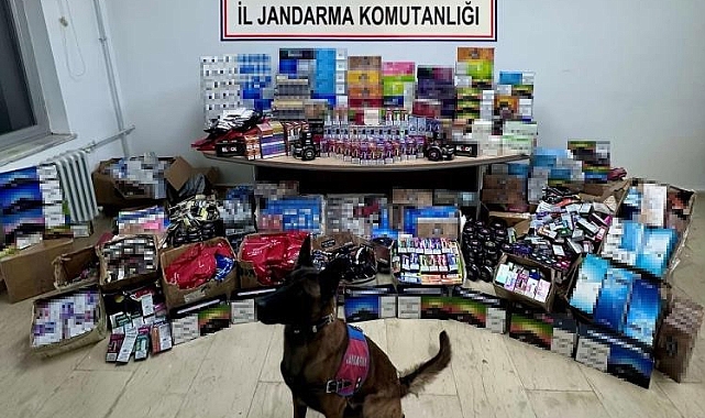 Kaçakçılık yapan kargo firması aracı jandarma ekiplerine takıldı