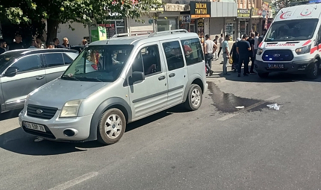Kamyonetin çarptığı yaya yaralandı