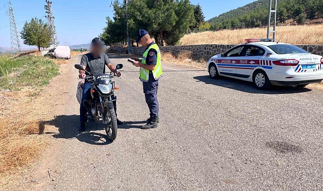 Trafik jandarmasından özel denetim