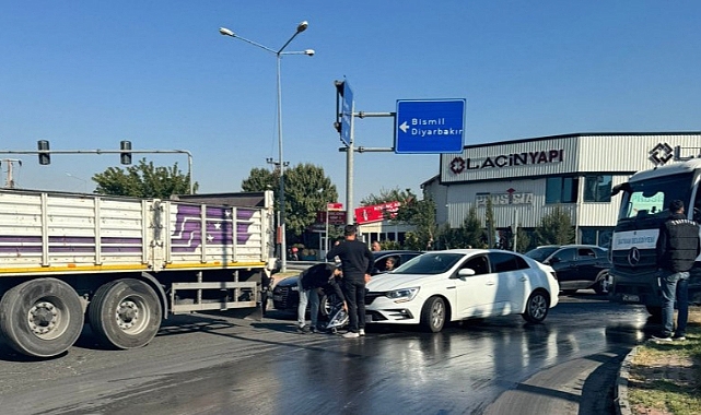 Trafik kazası: 1 yaralı