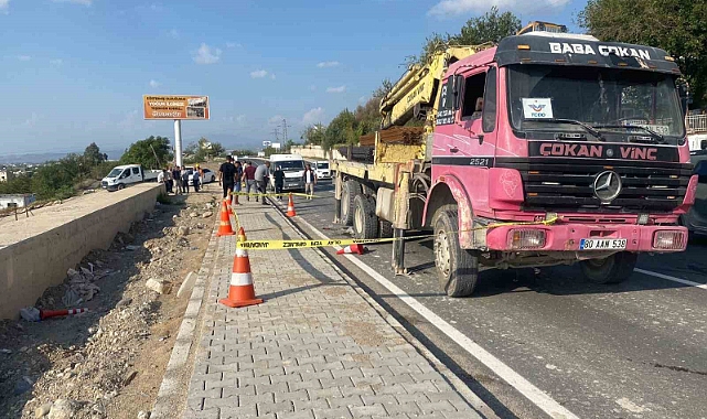 Vincin çarptığı işçi hayatını kaybetti