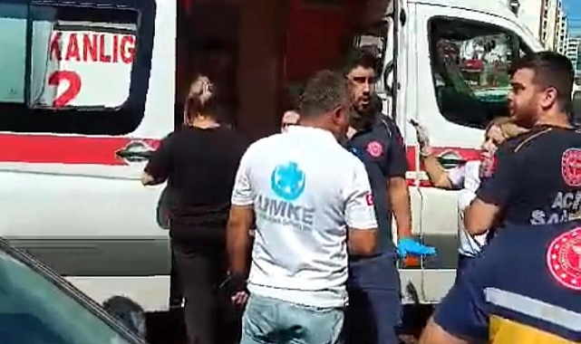 Yangın merdiveninde çıkan yangında 6 kişi dumandan etkilendi