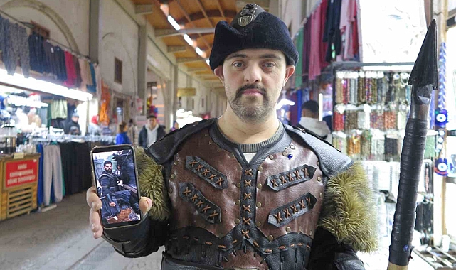 500 yıllık çarşının maskotu oldu