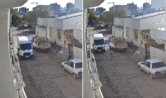 Acı veren kaza kamerada