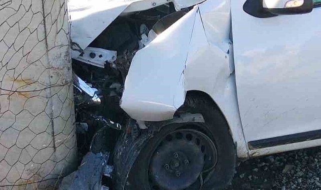 Çüngüş’te trafik kazası: 1 yaralı
