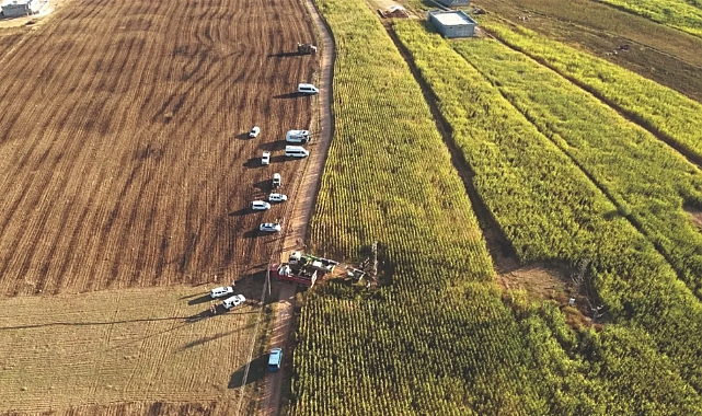 Drone destekli kaçak trafo operasyonu