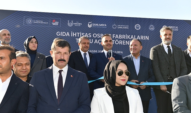 Gıda OSB'de toplu açılış