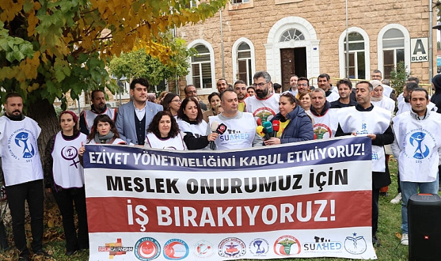'Haklarımız için iş bırakıyoruz'