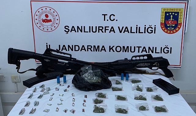 Jandarmadan silah ve uyuşturucu operasyonu