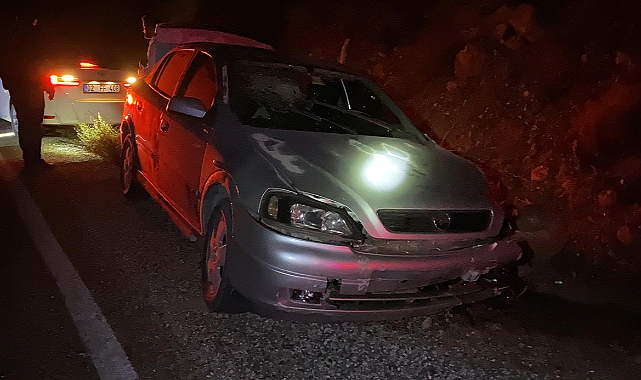 Otomobil şarampole devrildi: 5 yaralı