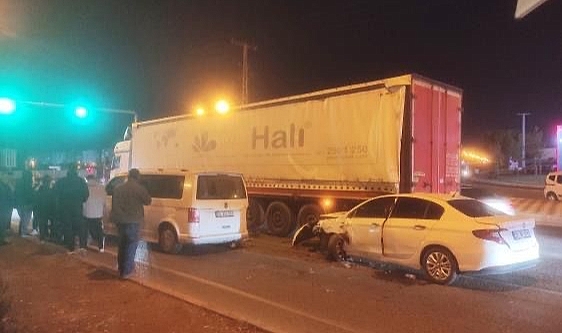 Trafik kazası: 2 yaralı