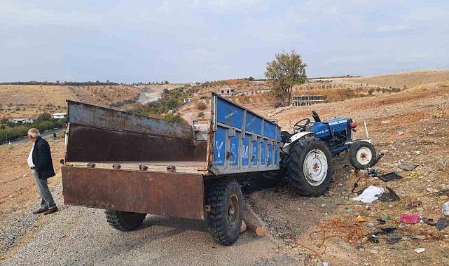 Traktör devrildi: 1’i ağır 6 yaralı