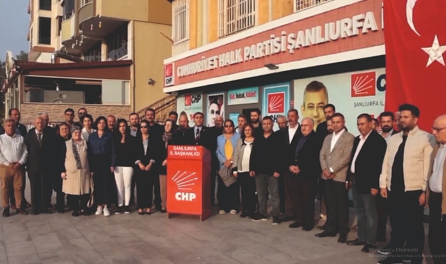 Urfa CHP'den Esenyurt tepkisi