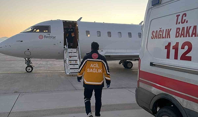 5 günlük bebek ambulans uçakla İstanbul’a sevk edildi