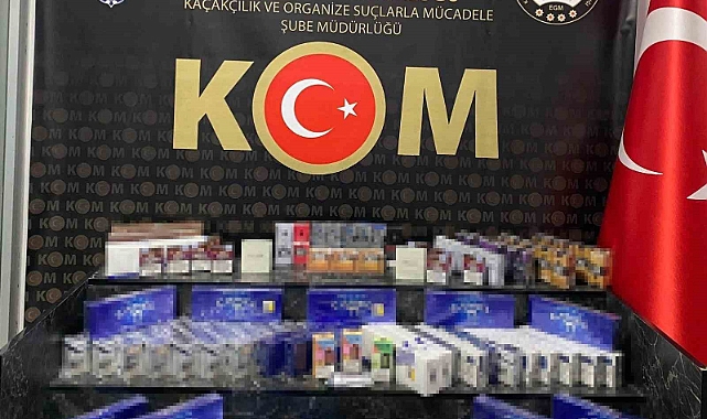 Çok sayıda gümrük kaçağı ürün ele geçirildi: 1 tutuklama