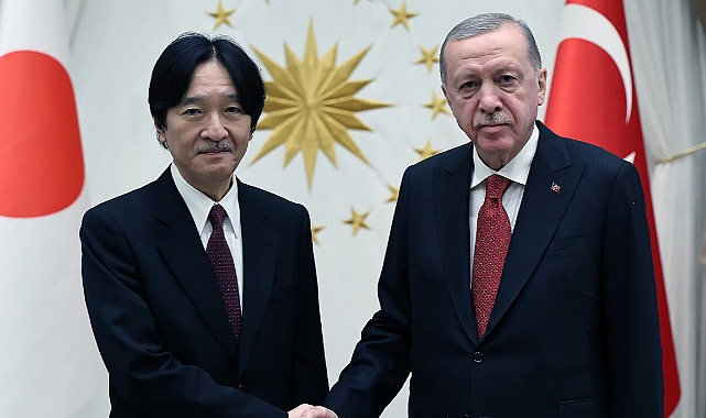 Cumhurbaşkanı Erdoğan, Japonya Veliaht Prensi Fumihito’yu kabul etti