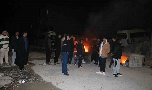 Devteşti'nde elektrik kesintisi eylemi