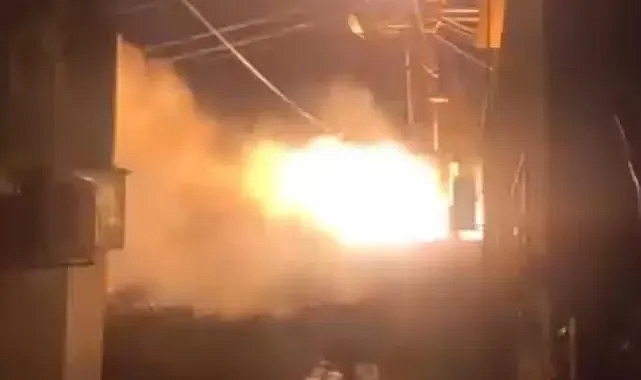 Dicle Elektrik trafosu alevlere teslim oldu