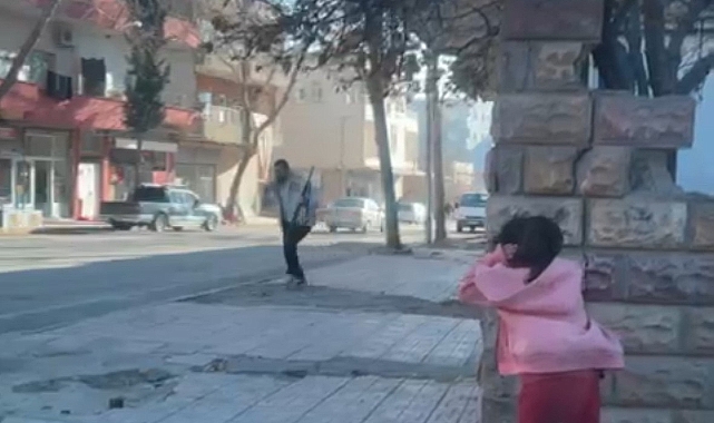 Pompalı tüfekle saldırı: Kız çocuğu panikle kaçtı