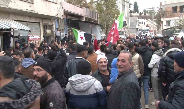Suriyeliler kutlama yaptı