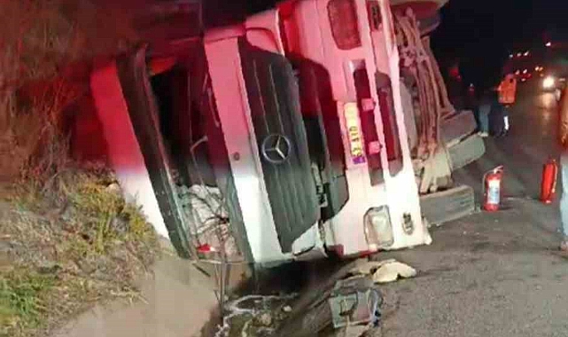 Tanker kazası yürekleri ağızlara getirdi