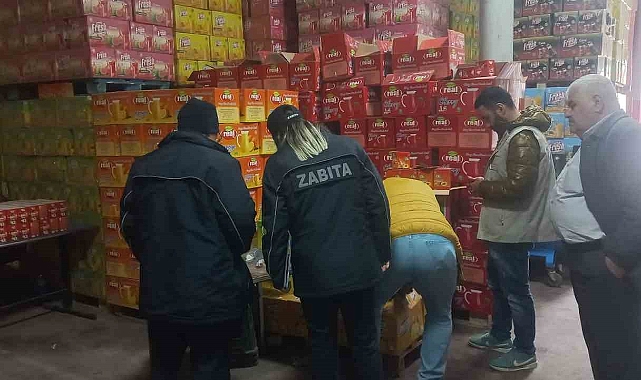 Tarihi geçmiş 494 koli ürün imha edildi