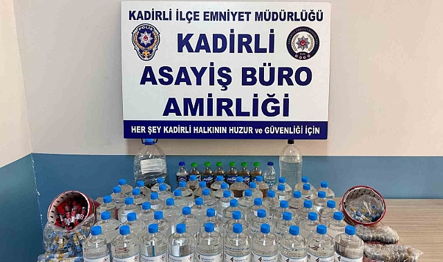Yılbaşı öncesi kaçak içki operasyonu: 1 kişi tutuklandı