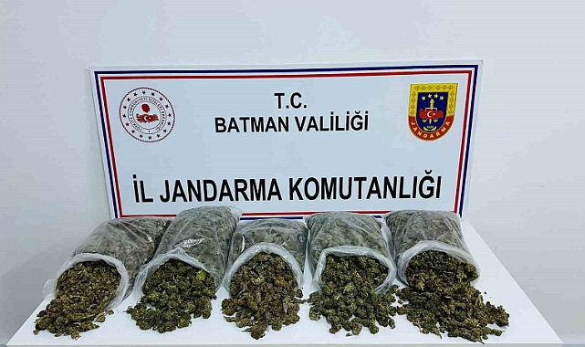 10 kilo skunk ele geçirildi