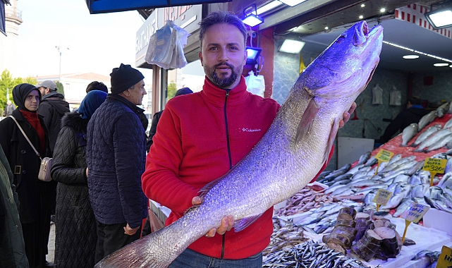 120 santimlik dev minekop avlandı, 6 bin TL’ye satıldı