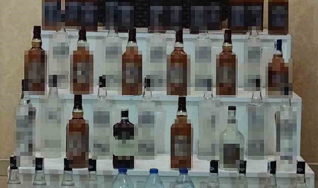 Kaçak alkol operasyonu: 1 tutuklama