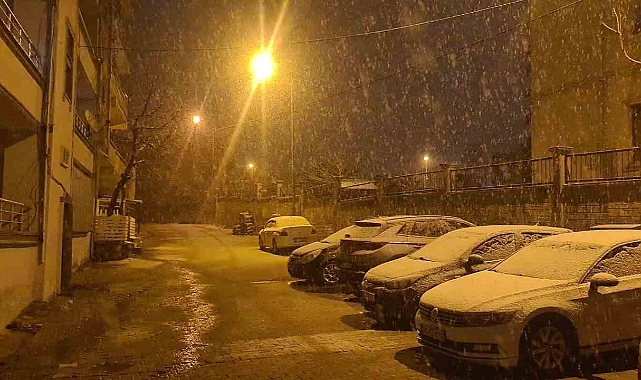 Kar yağışı başladı