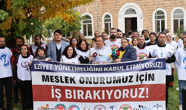 Urfa'da sağlıkçılar 3'üncü kez iş bırakacak