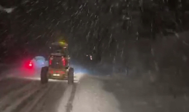 Ulaşıma kar engeli