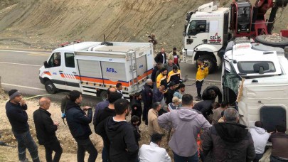 Beton mikseri devrildi: 1 ölü