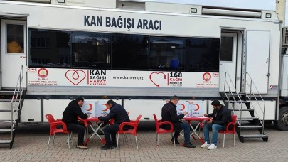 Kan bağışı kampanyasına yoğun ilgi