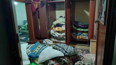 Hırsızlar ölen kadının evine girerek altın, para ve televizyon çaldı