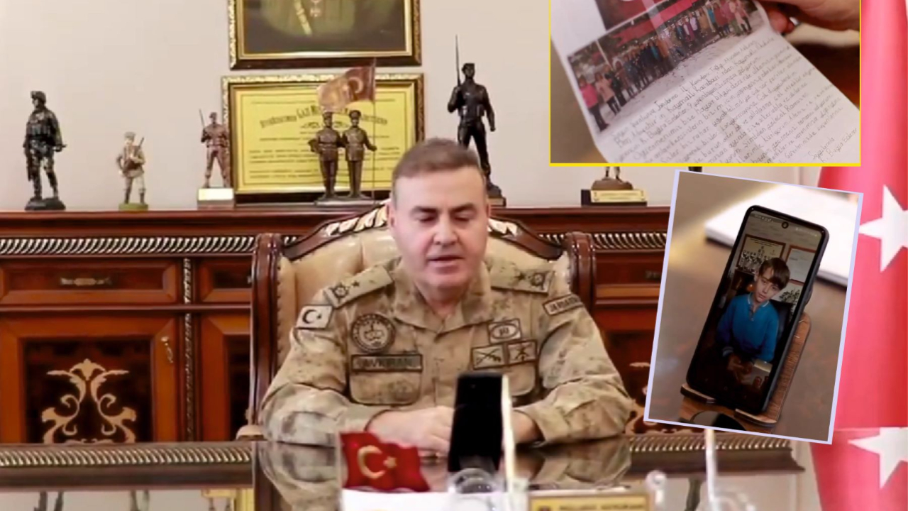 Mücahit paşayı duygulandıran mektup