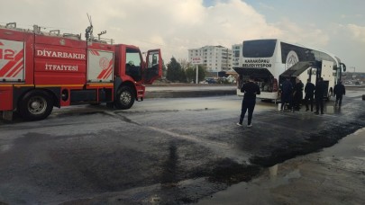 Karaköprü Belediyespor kafilesi ölümden döndü