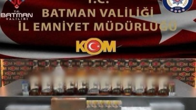 Kaçak Sigara ve Alkol Batman’da Yakalandı