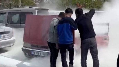 Tofaş otomobil araç muayene istasyonunda alev aldı