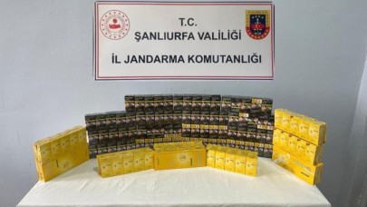 Viranşehir’de 2 bin 816 paket gümrük kaçağı sigara ele geçirildi