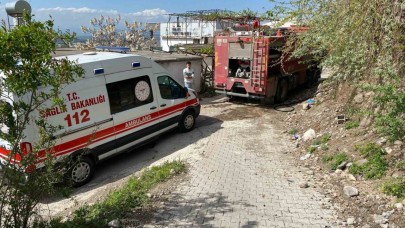 Evde çıkan yangın söndürüldü