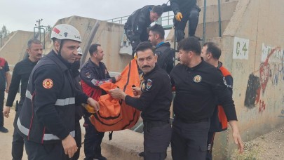 Kadın cesedi sulama kanalından ŞUAK ekiplerince çıkarıldı